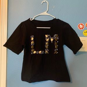 Vintage L M rétro crop top